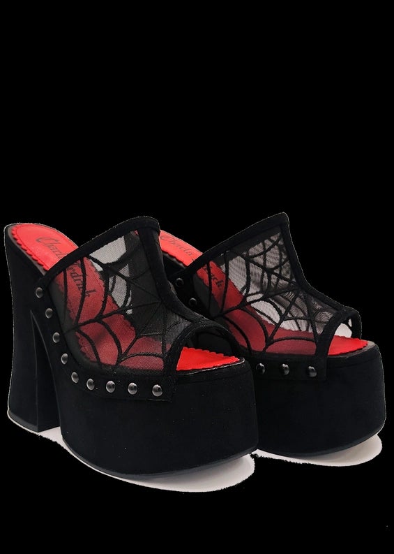 Spinderella Platform CHARLA TEDRICK | OMEN Alternative Sales LLC